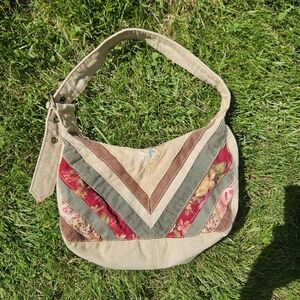 Levi Multicolor Patchwork Shoulder Bag